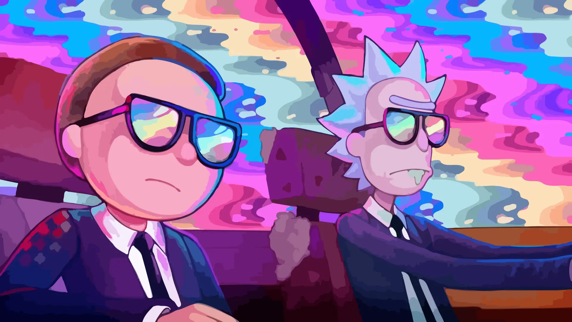 Rick and Morty background
